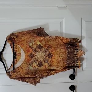 Woman's XXL beaded blouse